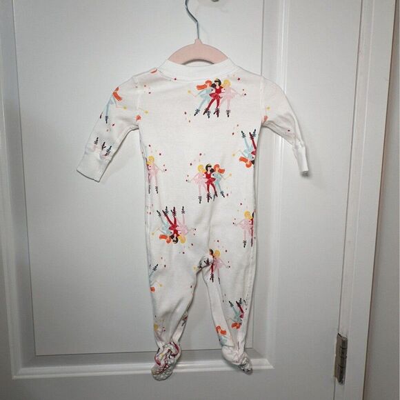 Hanna Andersson Little Sleepers With Feet Pajamas nine dancers size 50 0-3mo - Picture 3 of 5